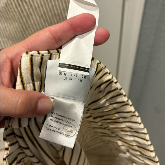 Akris punto Boxy Stripe Sleeveless Half Zip Top and pants - Picture 9 of 12